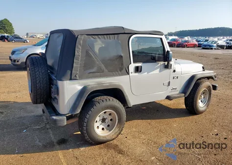 2004 Jeep Wrangler X from USA, damaged, VIN 1J4FA39S44P749596